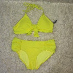 Yellow bikini
